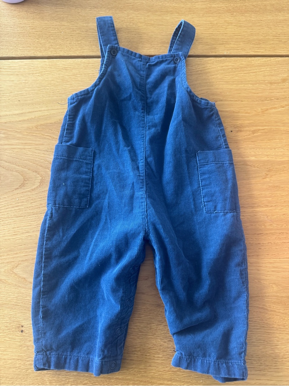 Maison Me Navy Corduroy Overalls